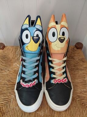 Bluey Bingo Sneakers Keepy Uppy Adult Size 7